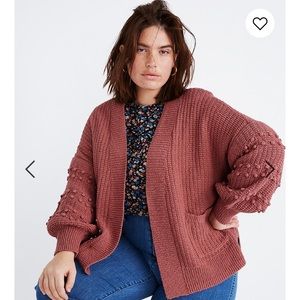 Bobble stitch Cozy Cardigan